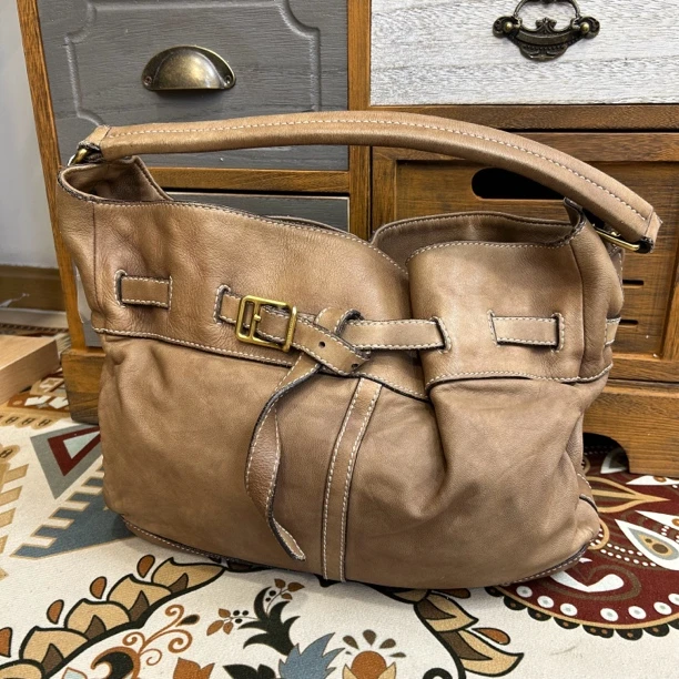 95新 BURBERRY/博柏利 博柏利托特包/95新复古