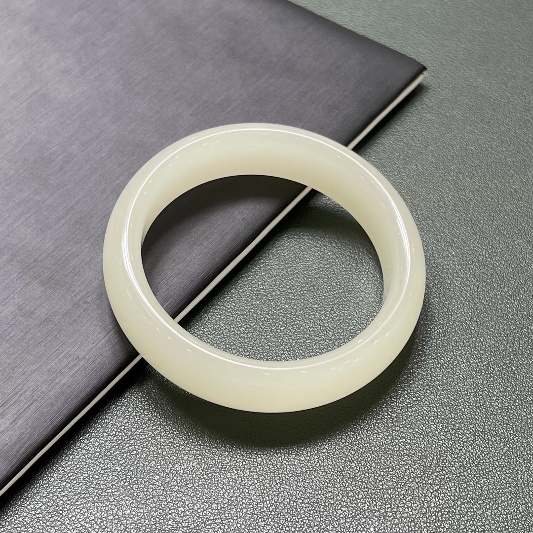 【DL】时尚白色青白宽版手镯