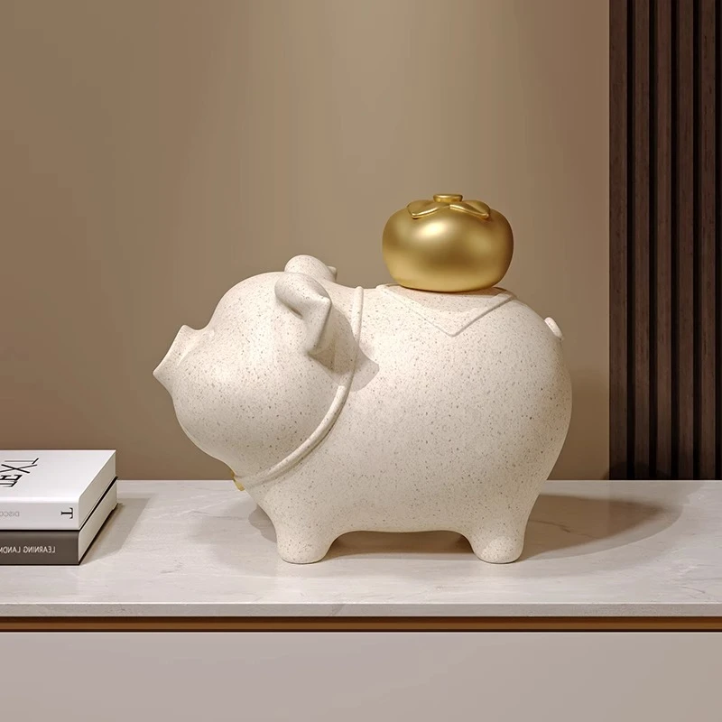 新中式酒柜博古架套装摆件轻奢高档卧室装饰品大象摆件招财风水象