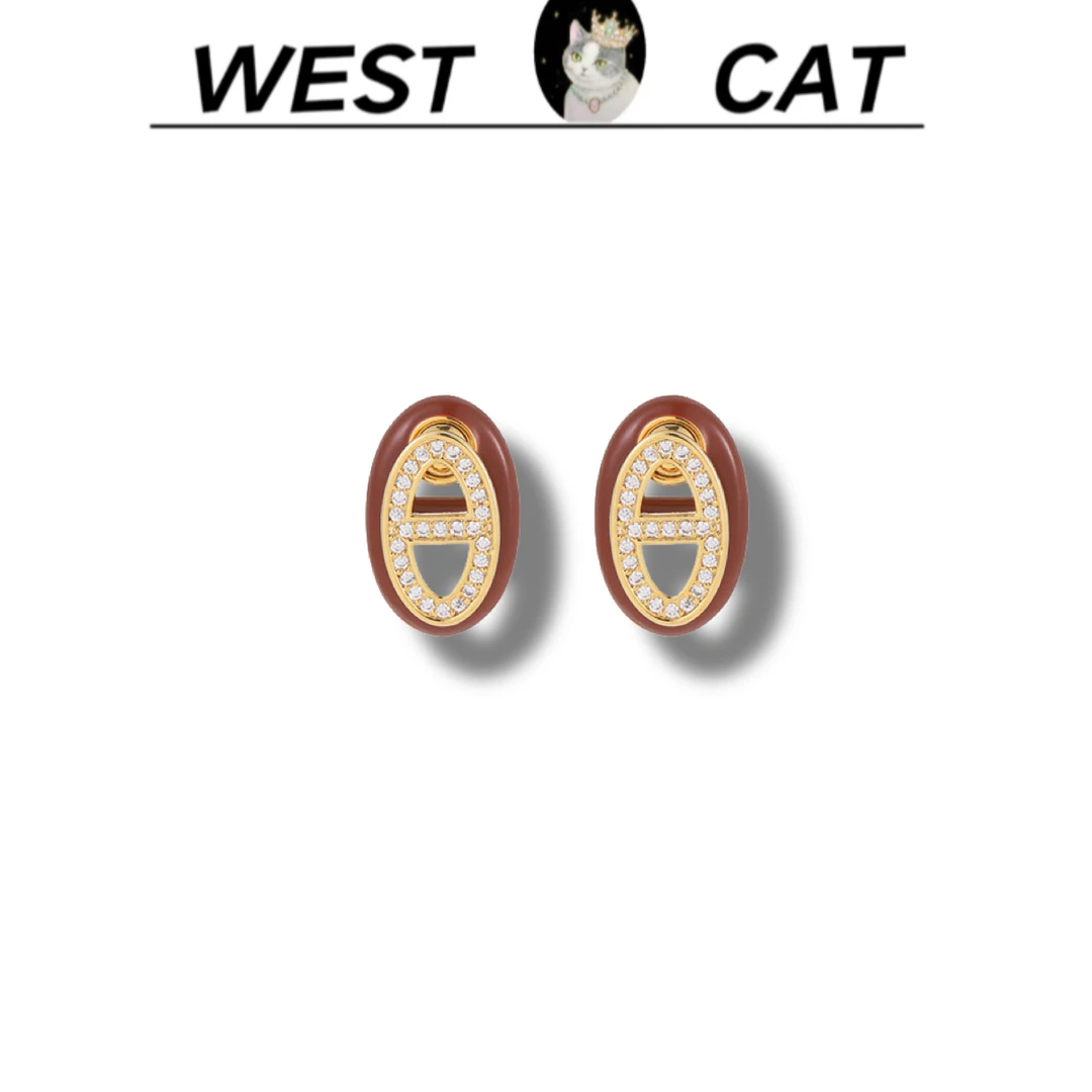 外货高品高奢耳钉T-7960