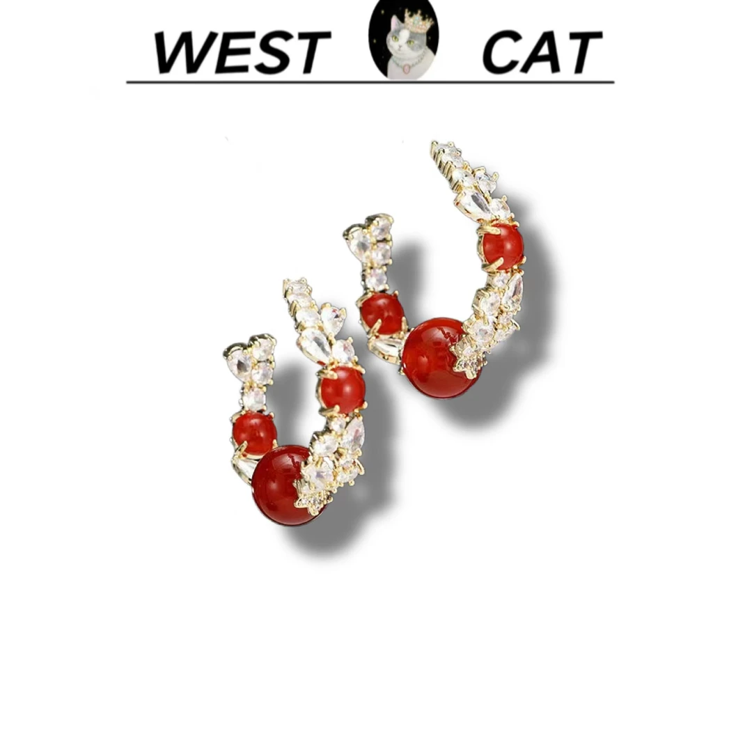 外货高品高奢耳钉U-8079