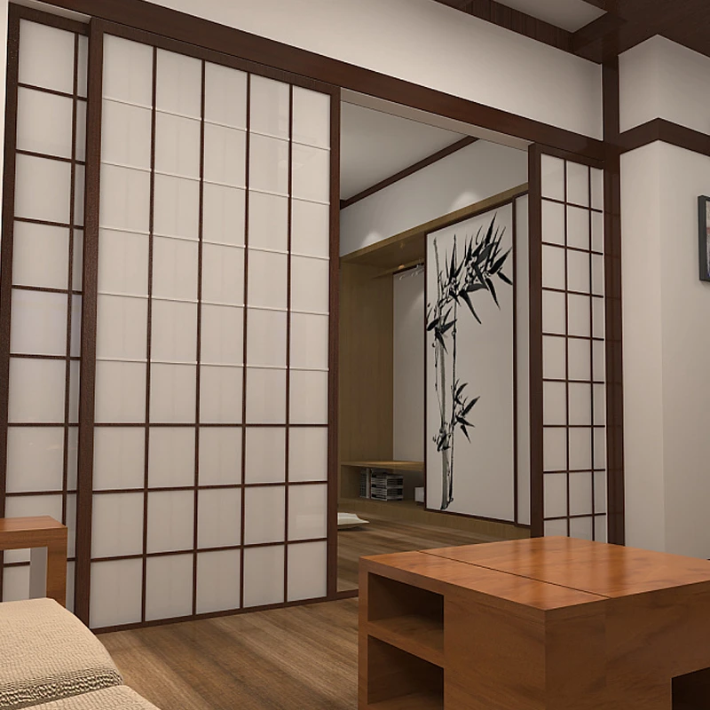 日式推拉门实木榻榻米拉门和室门格栅移门隔断门障子门定制格子门