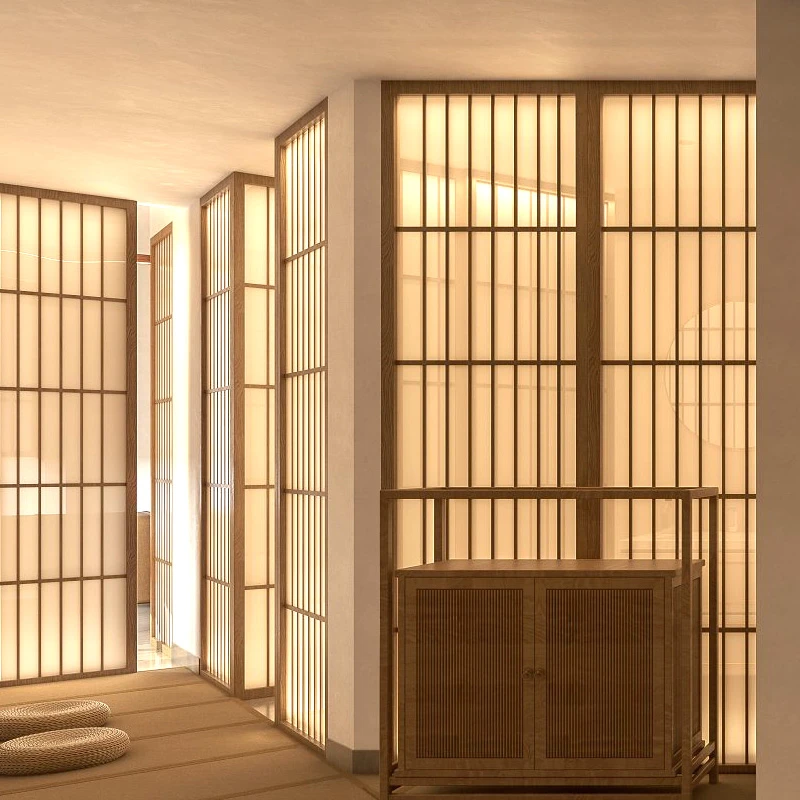 日式推拉门格子门障子门移门定制格子门和室门隔断门榻榻米折叠门