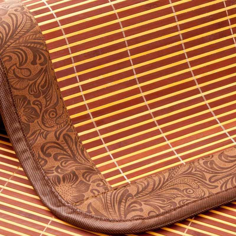 竹席凉席1.8m床可折叠冬夏两用双面家用草席夏季可水洗席子透气