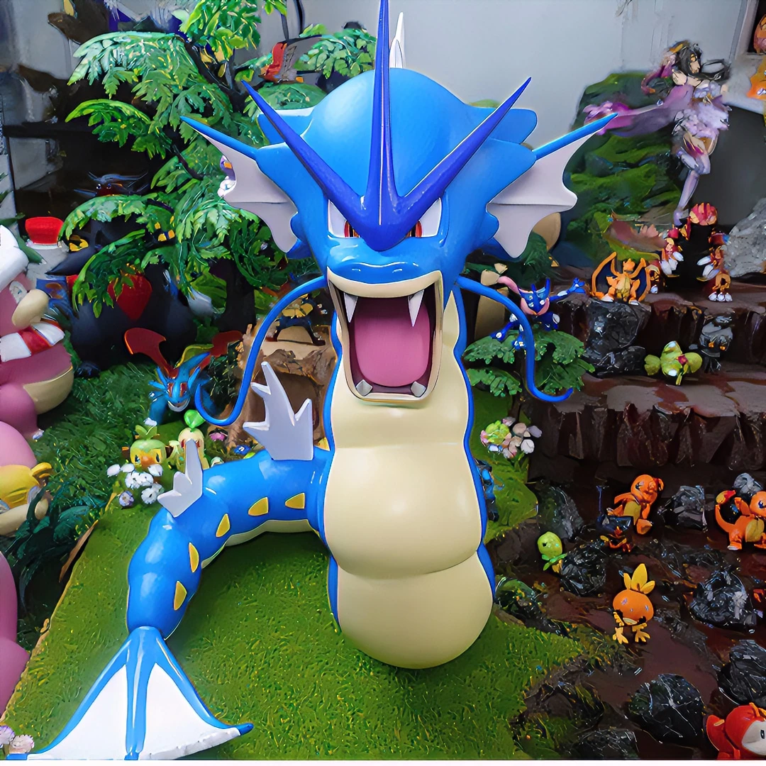 胖虎潮玩社定制宝可梦（1：10暴鲤龙 鲤鱼王）现货制作下单产品