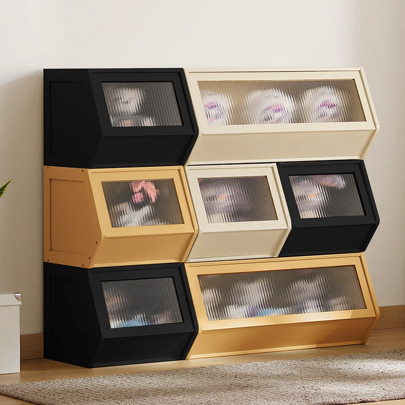 收纳柜子置物柜家用零食客厅杂物储物房间多层卧室简易书柜整理架