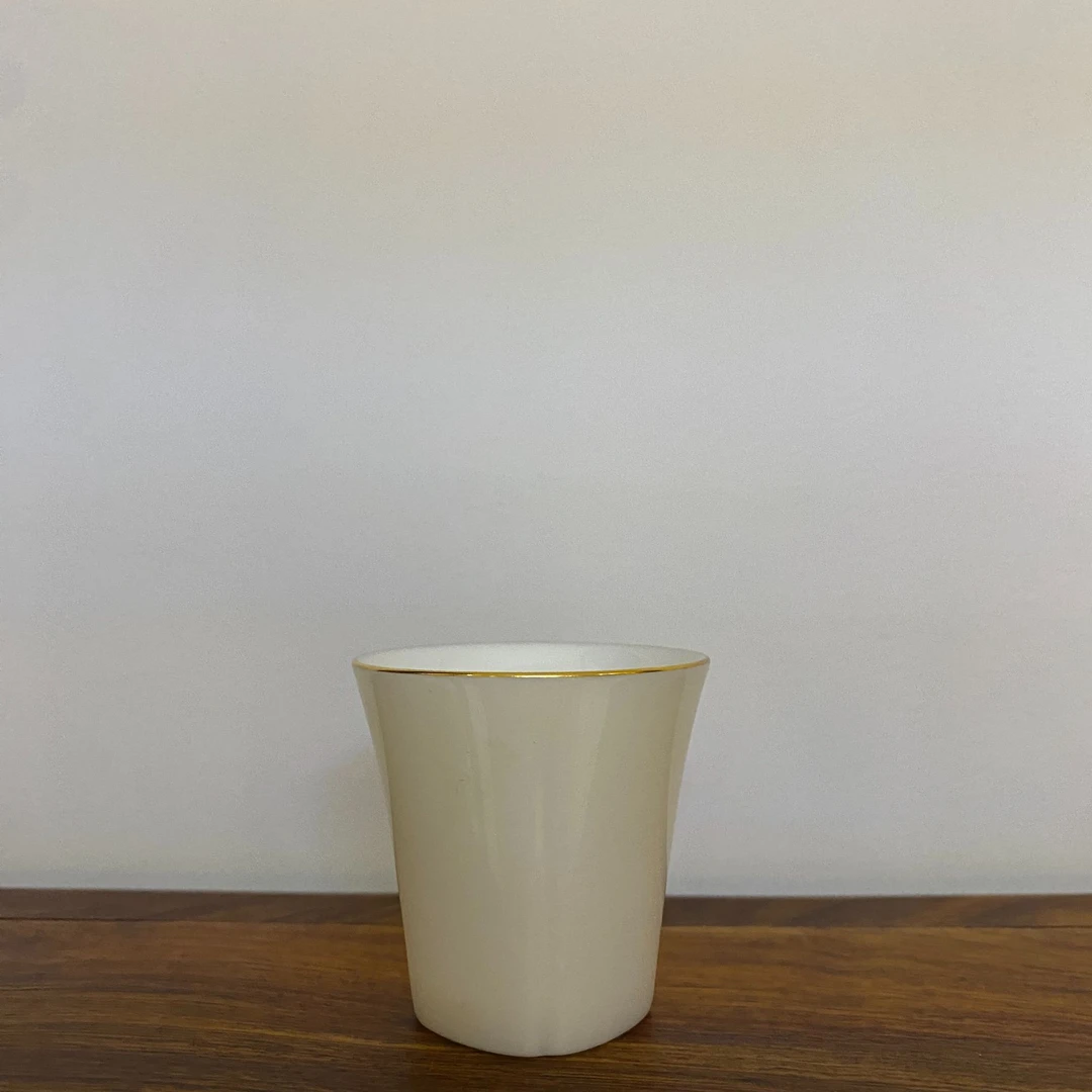 茶杯白瓷茶杯纯白手工