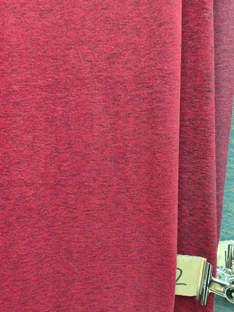 中国红 真丝炫彩羊绒布料