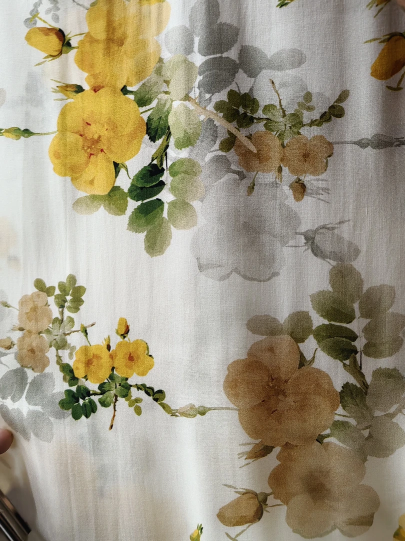 大黄花 磨棉布料