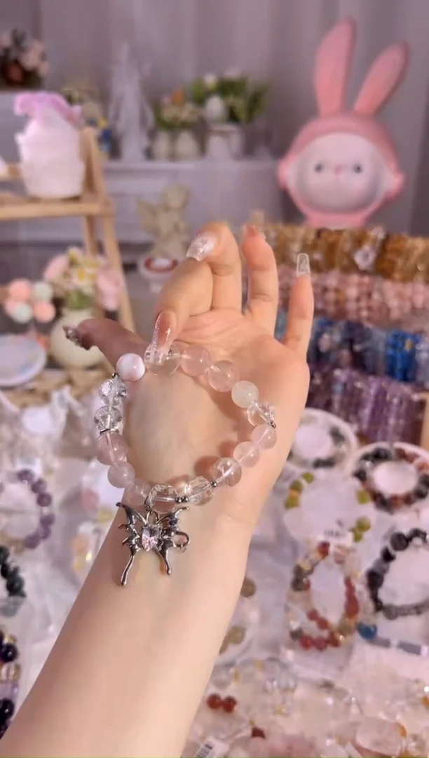 【闪购商品】水晶手链未镶嵌颜色微差多样性发货