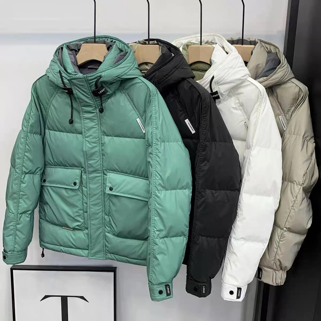 T【冬季新品】2023新款韩版连帽冬季轻奢潮流羽绒服百搭9307