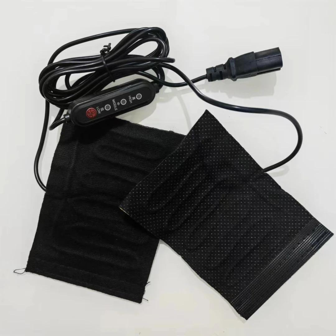 踏板电动车电热手把套调温48V60v72v通用加热手把套保暖护手骑行。