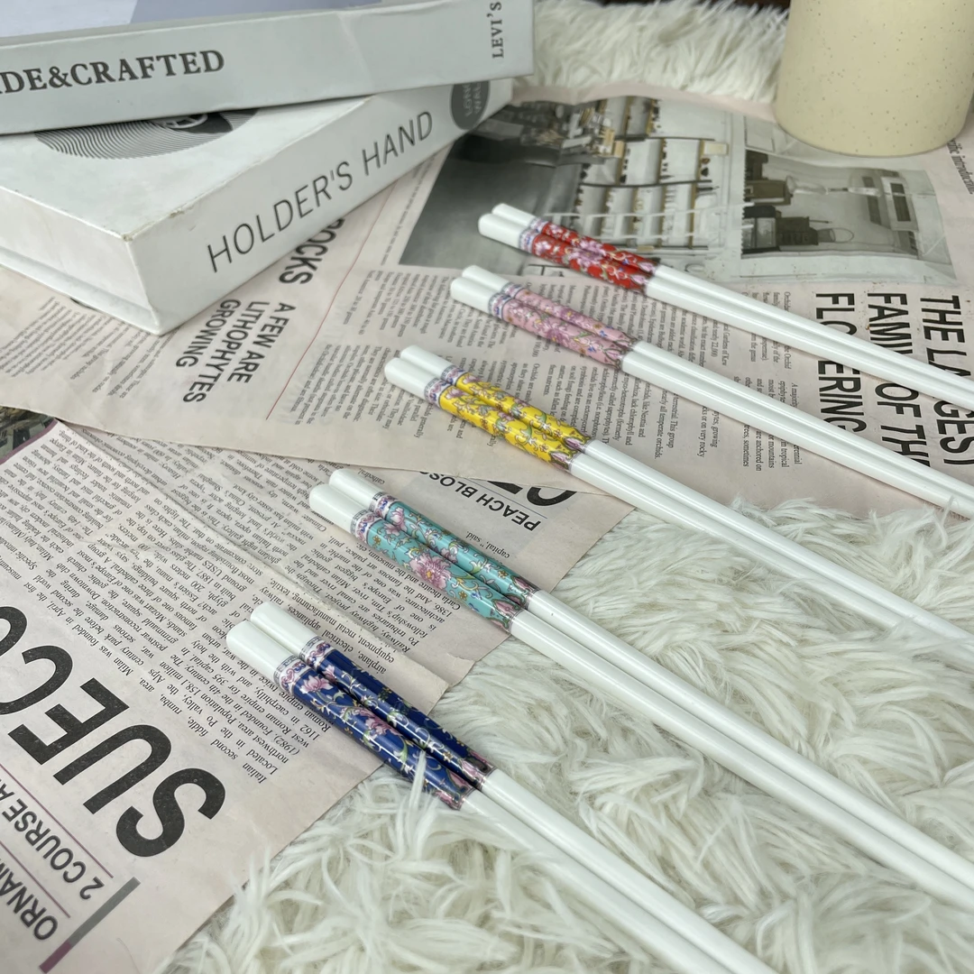 陶瓷中式复古宫廷风筷子