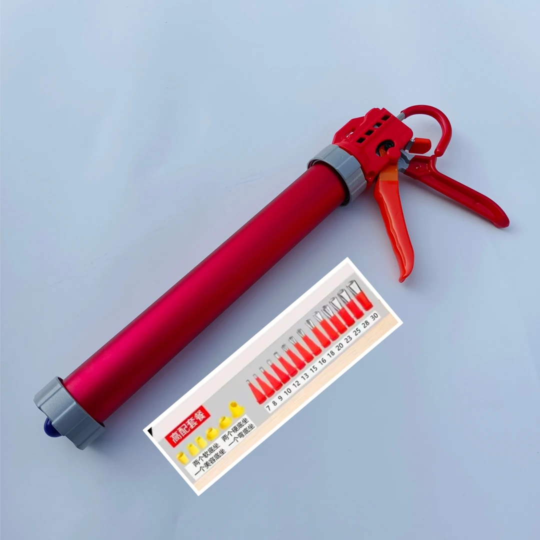 厂家直销彪哥牌新款5轴承省力王软支胶枪带灯带胶嘴套餐任选