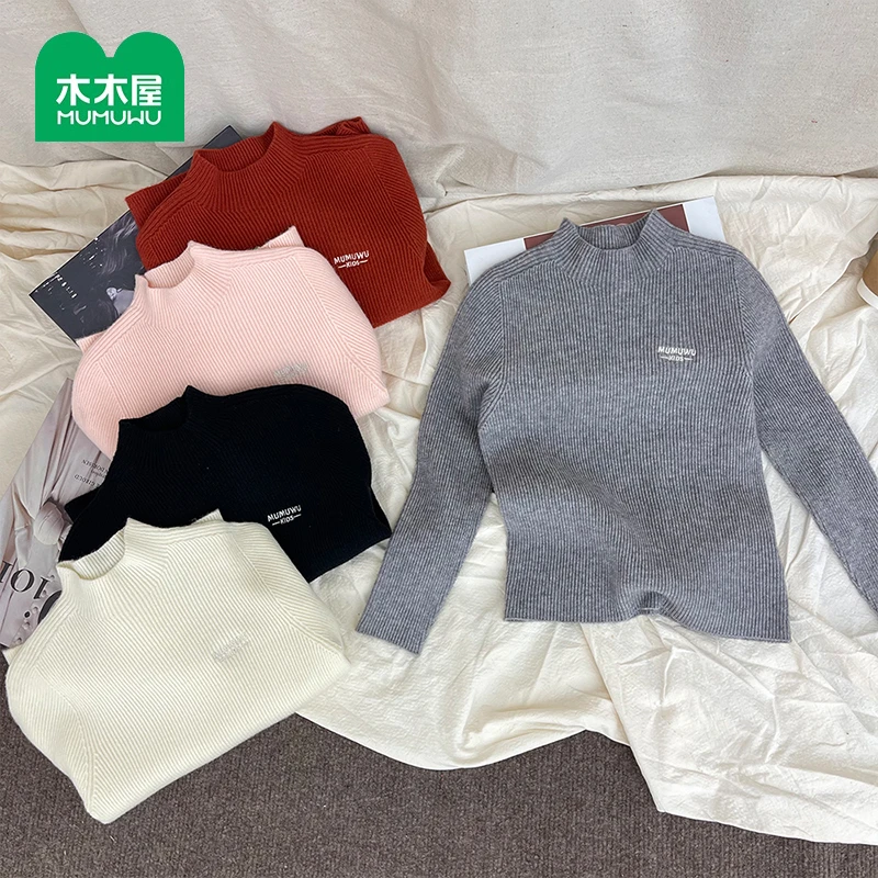 【主播推荐】【顾奈】无缝字母绣花毛衣2410010