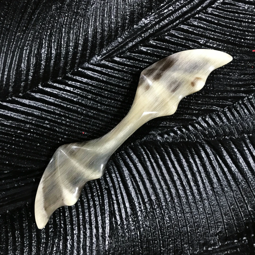 网红同款个性小恶魔高贵羊角发簪子耐用不易断新中式盘发头饰发饰
