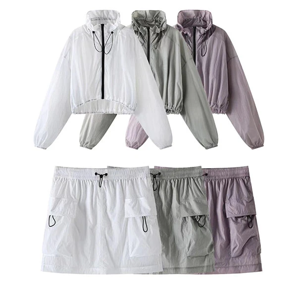 【防晒套装】2024夏季新款百搭时髦休闲宽松轻薄透气防晒外套女