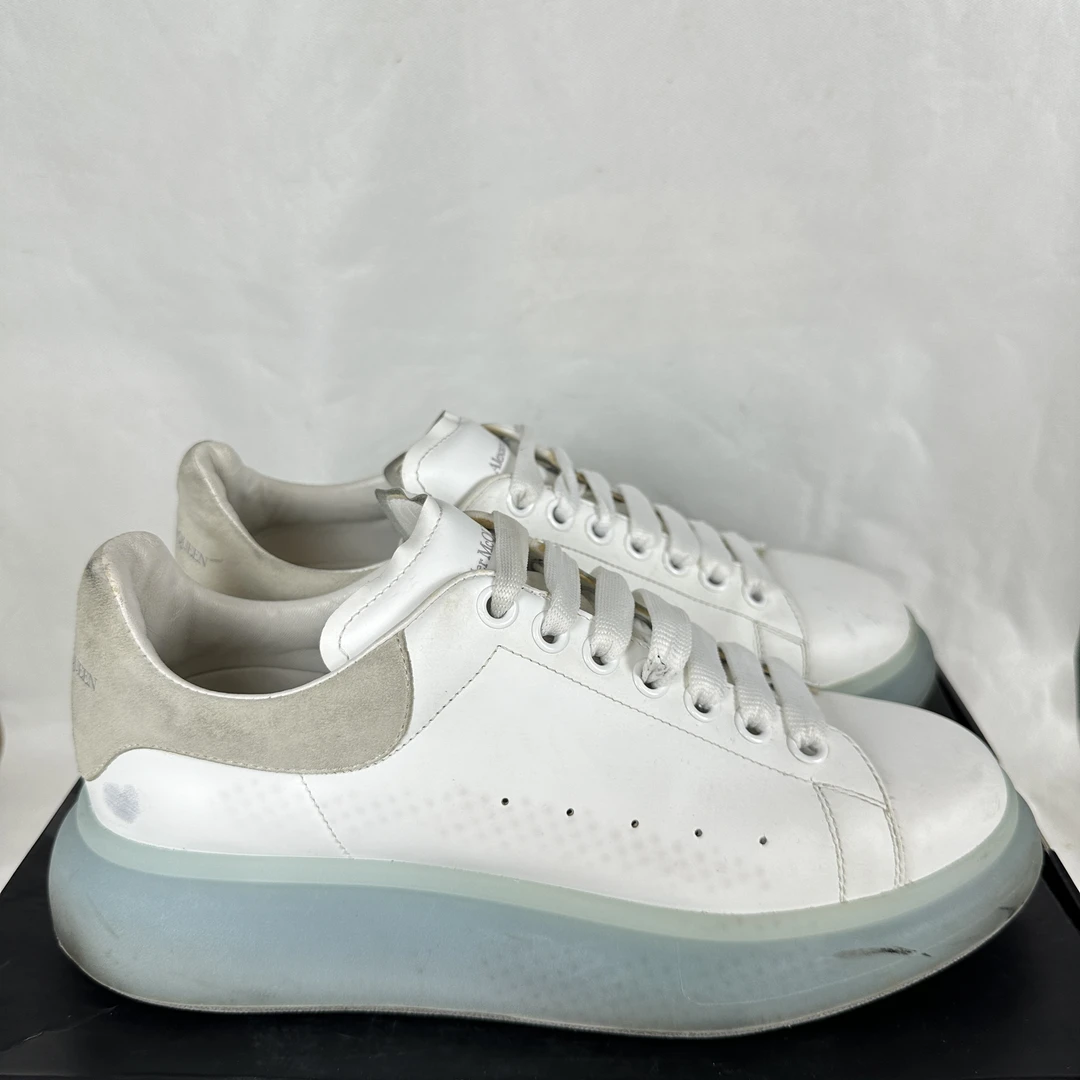90新 Alexander McQueen/亚历山大·麦昆 41码 厚底 增高鞋 无盒