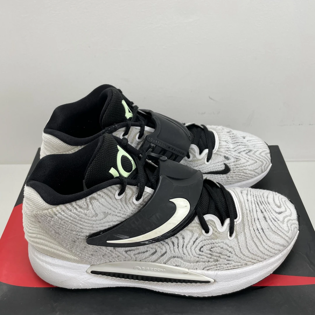 41码 Nike 中古 杜兰特 kd14 白色 篮球鞋 无盒 公价1099