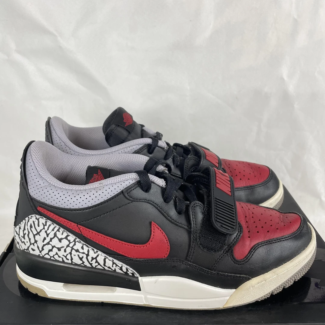 43码 Nike 中古 AJ312 休闲鞋 黑红Low 无盒 公价2999