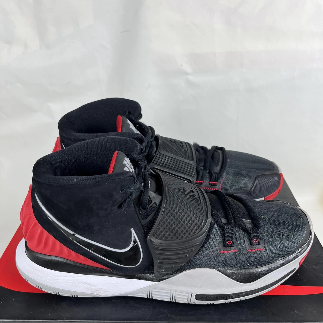 43码 Nike 中古 欧文6 黑红 篮球鞋 无盒