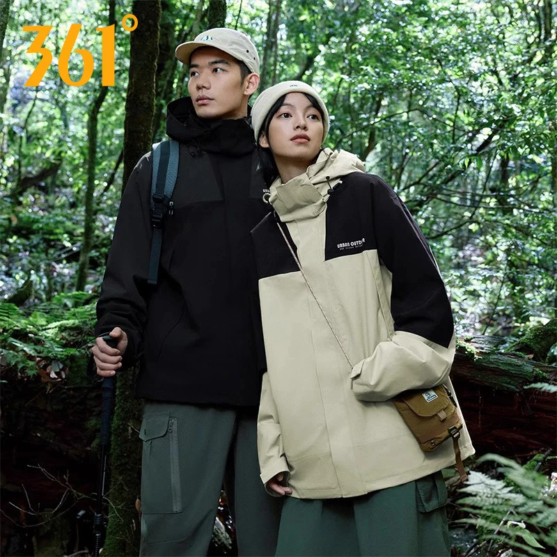【年货专属】雨屏冲锋衣3689-361男女款三合一防风水加绒保暖登山服