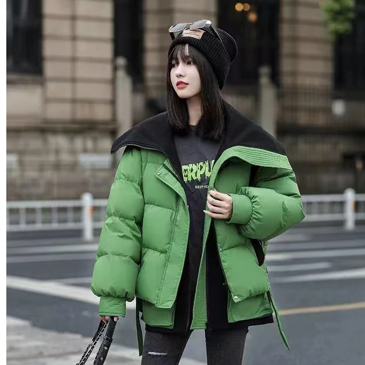 2025年新款两件套羽绒服网红时尚休闲上衣女羽绒服女反季大清仓