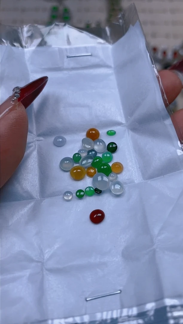 【闪购商品】定制翡翠未镶嵌天然翡翠蛋面未镶嵌68