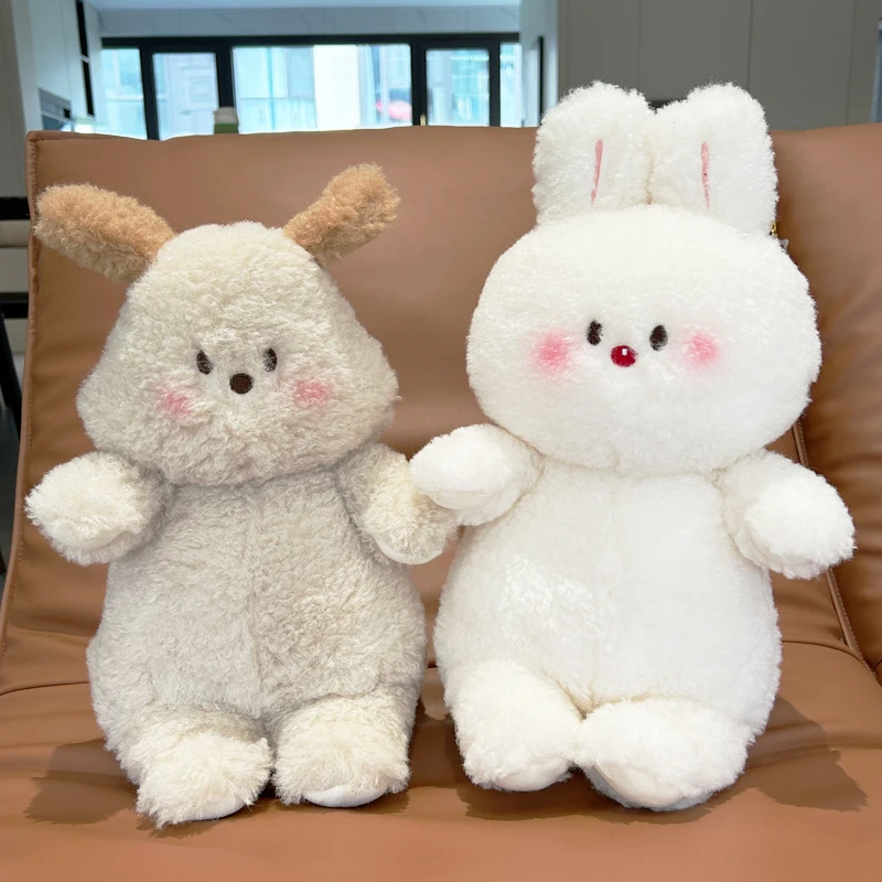 可爱兔兔茶米公仔睡觉玩偶小兔布娃娃毛绒玩具女孩送闺蜜生日礼物