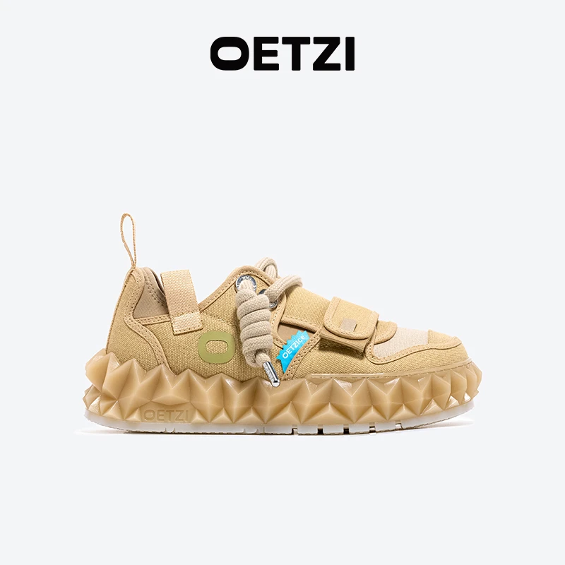 OETZI冰人奥兹丑萌帆布鞋情侣冰山果冻鞋小丑鞋