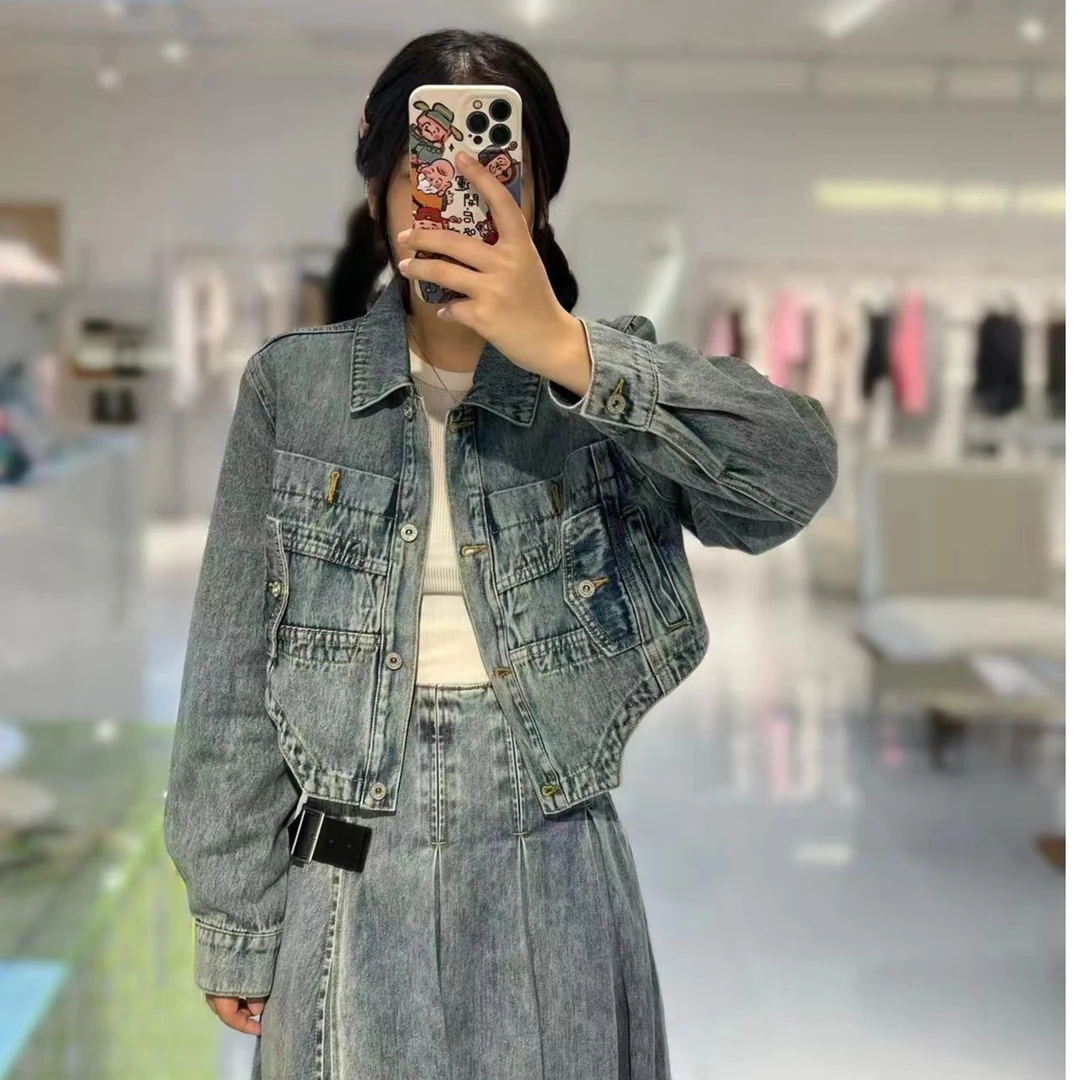 FORDARE  解构短款牛仔外套