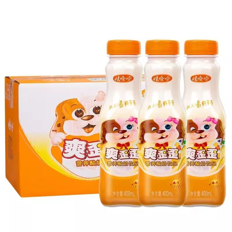 【三月产】爽歪歪400毫升*4瓶*15瓶儿童营养饮品牛奶正品包邮
