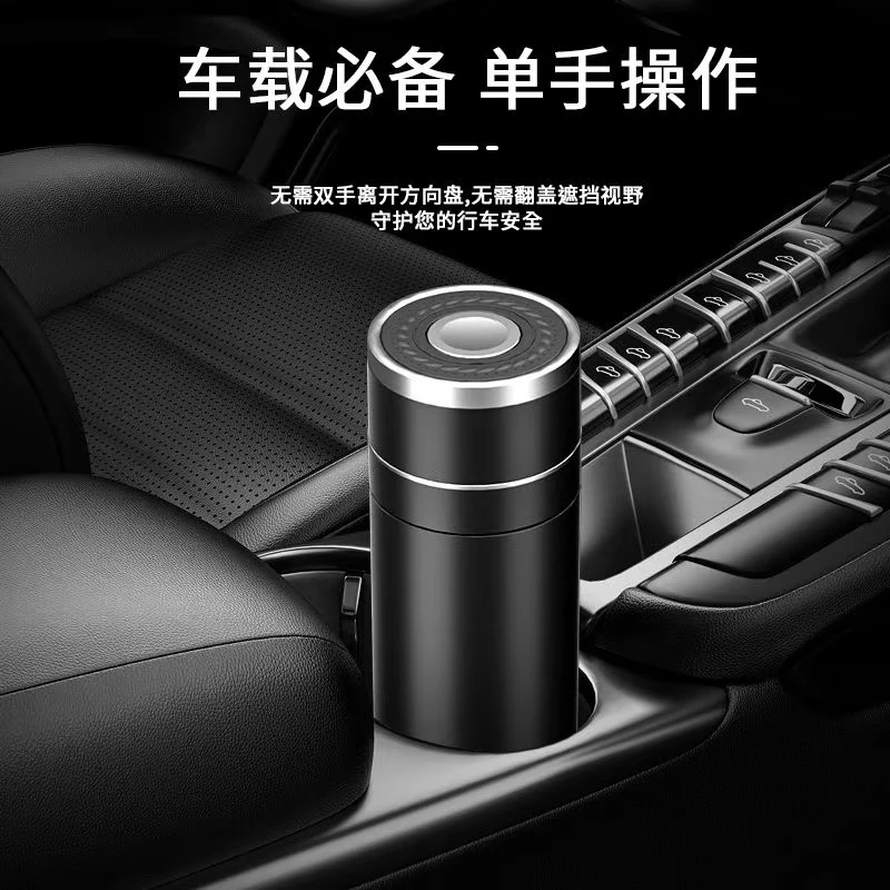 一键开启保温杯速开保温杯车载水杯商务款行政水杯持久保温便携款