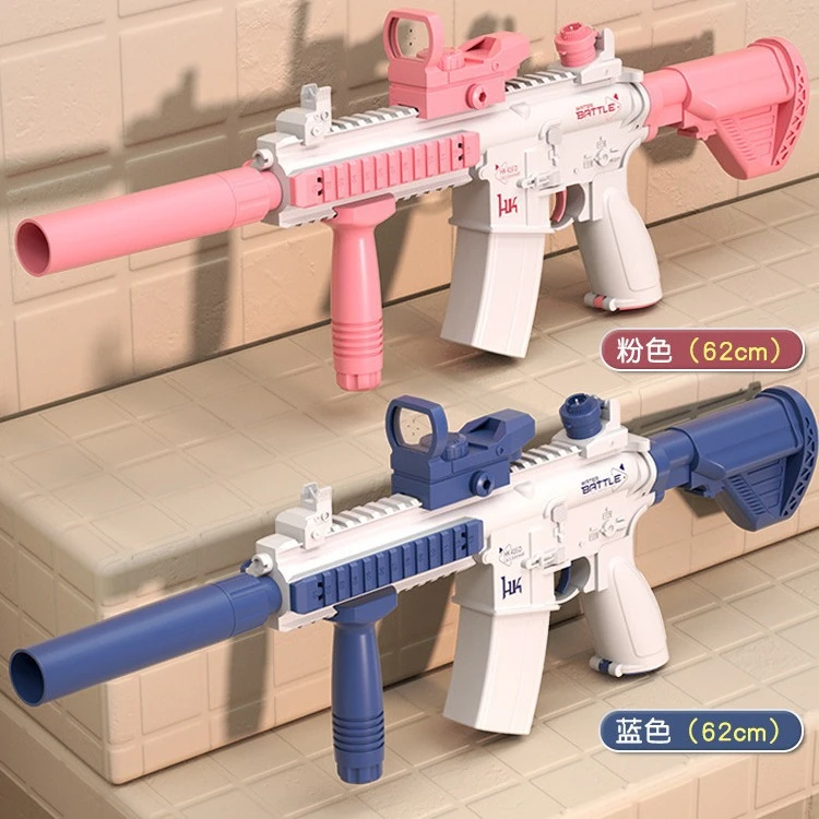 全自动喷水M416射击高科技电动水枪玩具连发杰宝儿童高压强力呲水