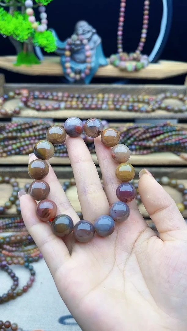 【闪购商品】玛瑙/玉髓·未镶嵌D58-单圈手串