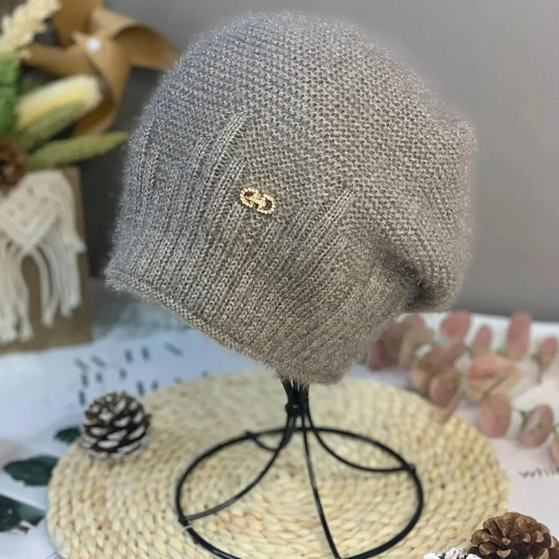 2025反季节清仓贝雷帽时尚百搭保暖针织秋冬季女士网红帽子
