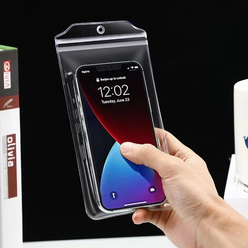 户外手机防水袋可触屏游泳外卖骑手潜水漂流专用可触摸密封透明