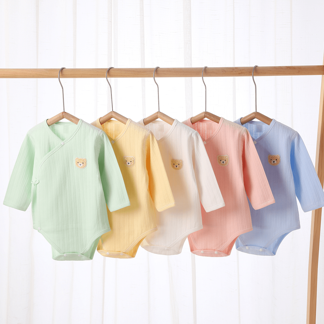 婴儿包屁衣春秋纯棉无骨男女宝宝秋冬长袖打底新生儿护肚三角哈衣