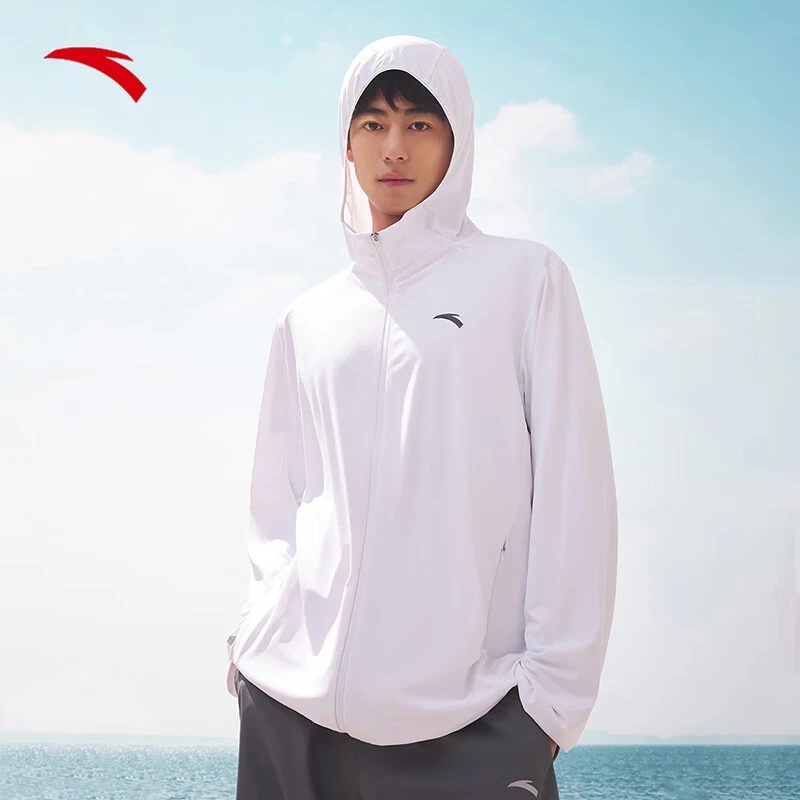 ANTA/安踏男士针织运动上衣休闲户外轻薄夏季连帽透气952427705