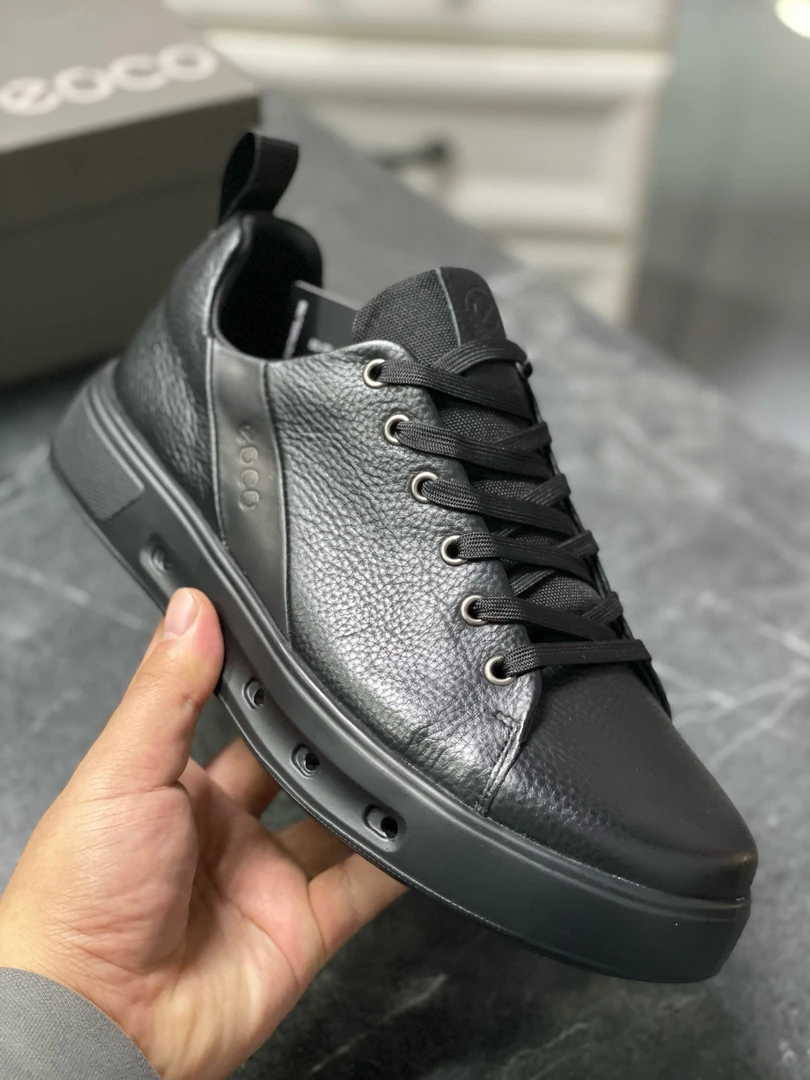 eDCD街头系列秋冬户外运动休闲鞋阿甘鞋透气厚底板鞋百搭真皮男鞋