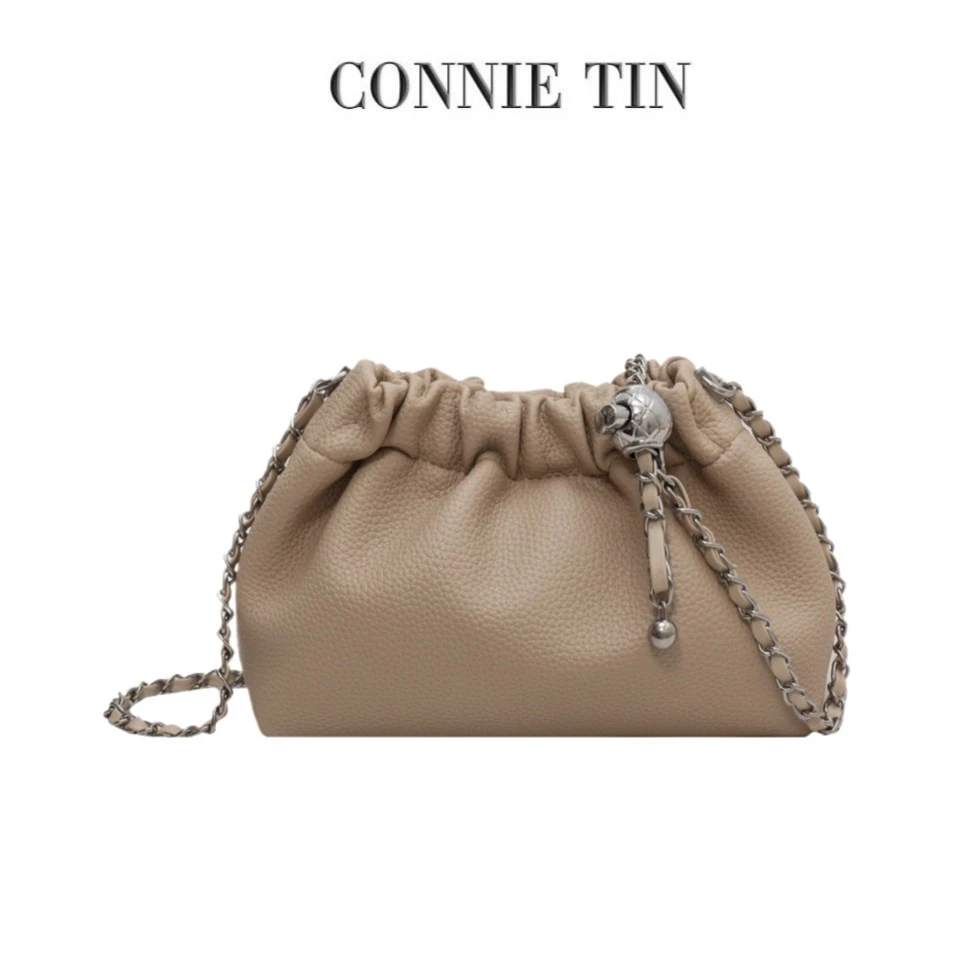 CONNIE TIN  调节带单肩包