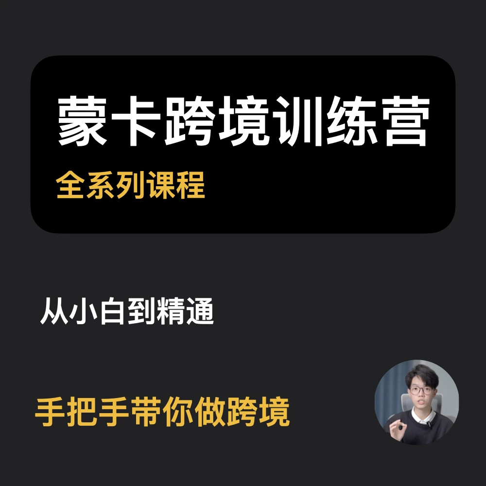 蒙卡独立站系统课程