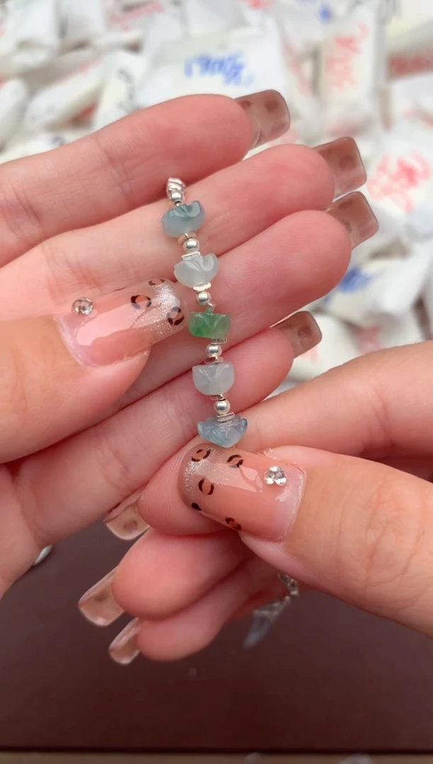 【闪购商品】翡翠手绳银S925镶嵌一