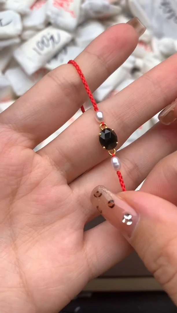 【闪购商品】翡翠手绳18K金镶嵌一