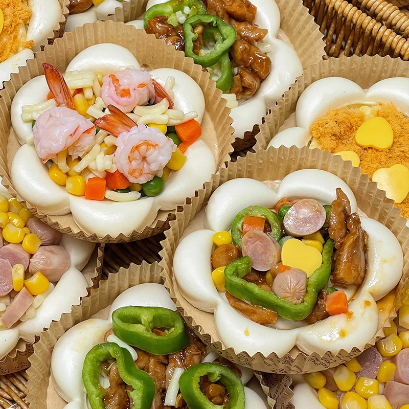 贤惠卡通包 花朵披萨馒头模具面食花样造型家用辅食diy制作