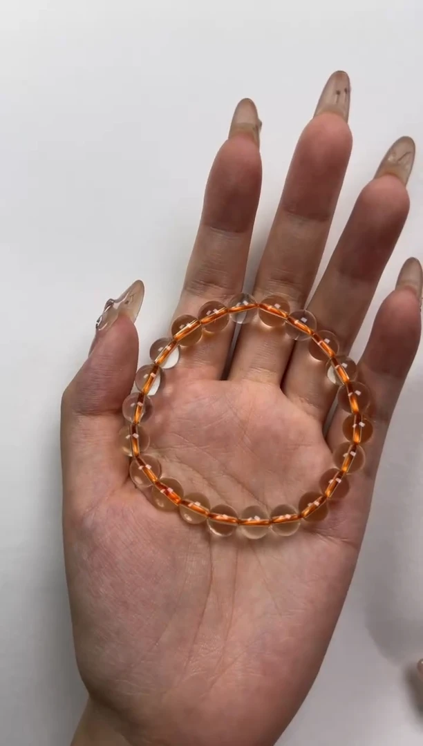 【闪购商品】水晶手串未镶嵌黄水晶8mm