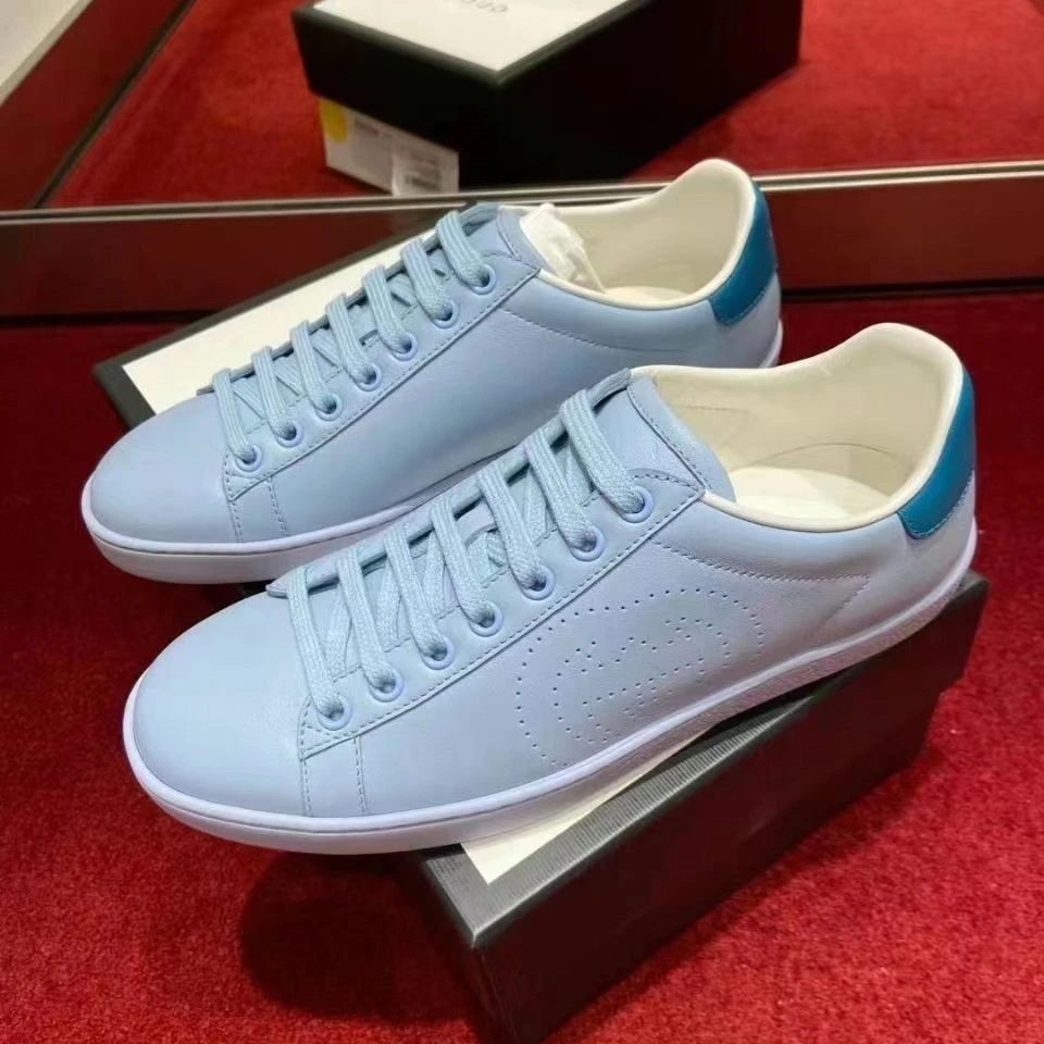 全新未使用 GUCCI/古驰 女士时尚经典低帮运动休闲板鞋百搭透气潮