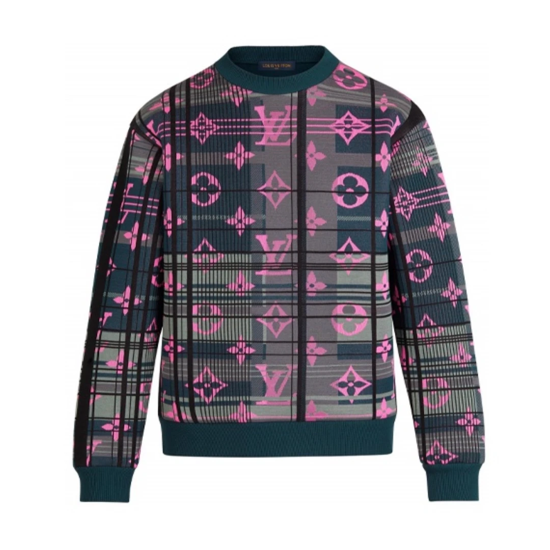 未使用 LouisVuitton/路易威登 经典满印老花卫衣时尚