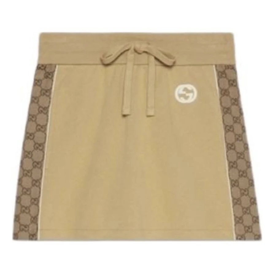 未使用 GUCCI/古驰 侧边双G印花短裙