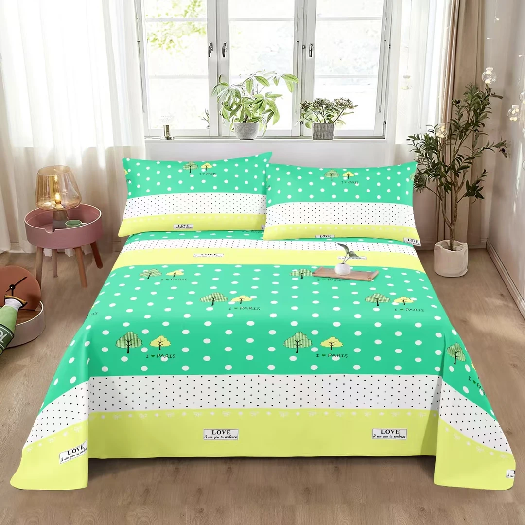 斜纹亲肤磨毛双人床单2*2.25不起球不缩水耐磨舒适